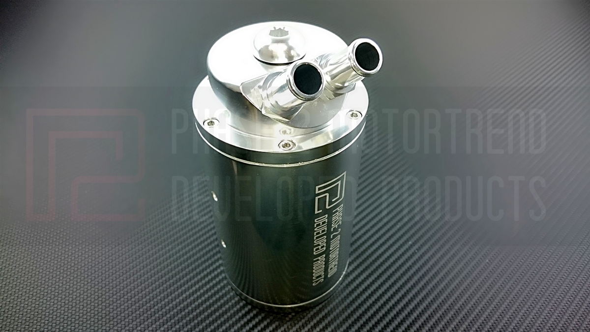 Evasive Motorsports Phase 2 Motortrend Oil Catch Tank with Breather