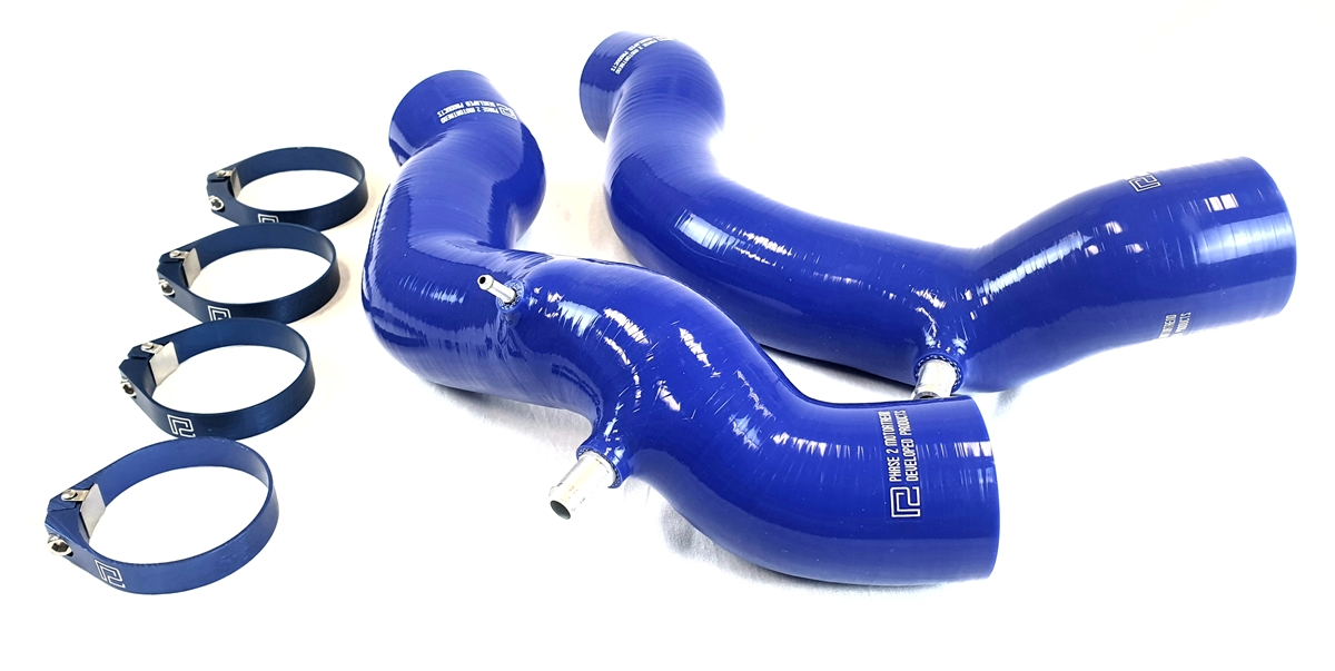 Evasive Motorsports Phase 2 Motortrend Accordion Hose Kit (Blue