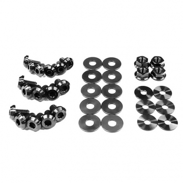 Dress Up Bolts Titanium Hood Kit - Pontiac Firebird / Trans Am F-Body 98-02 (Black)