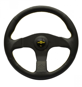 Personal Neo Actis - 330mm (Black Leather / Yellow Stitch)