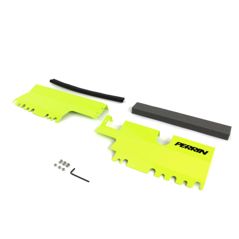 Perrin 2pc Radiator Shroud For Use w/out OEM Intake Scoop Black 2015-2021 WRX / 2015-2021 STI
