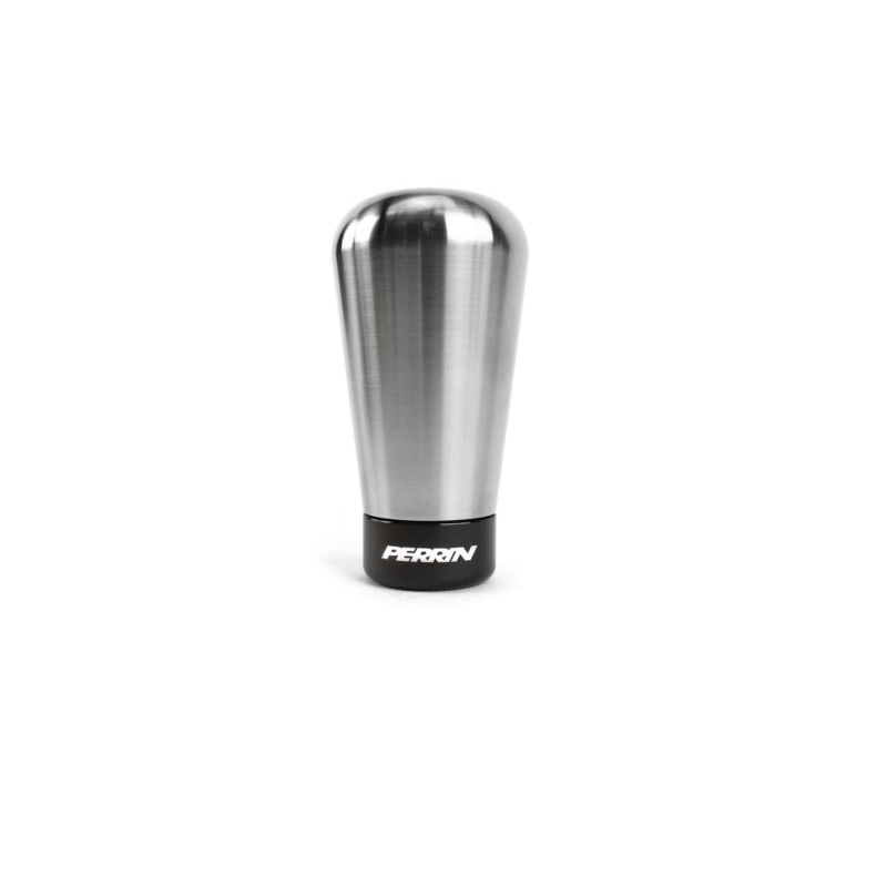 Perrin 13-20 & 2022 BRZ / 2022 Toyota GR86 Automatic Brushed Tapered 1.8in SS Shift Knob main image 1