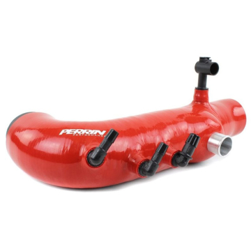 Perrin Turbo Inlet Hose (2.4" / Red) - Subaru WRX 08-14