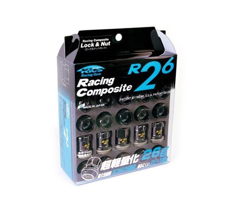 Evasive Motorsports: Project Kics R26 Black Chrome Locks and