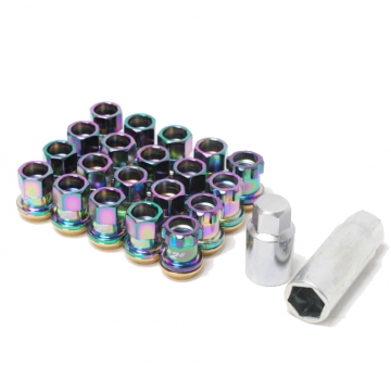 Project Kics R26 Neo Chrome Locks and Lug Nuts - 12x1.25