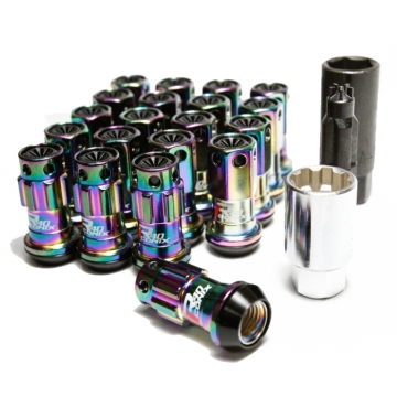 Project Kics R40 Iconix Neo Chrome Lug Nuts (16+4 Locks) - 12x1.25