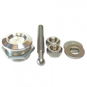 Quik Latch Brushed Aluminum Mini Latch QL-25 (1" / 25.4mm)