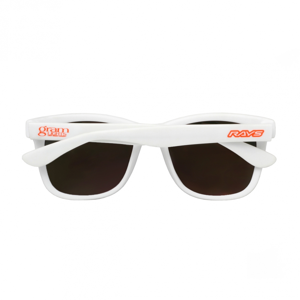 Evasive Motorsports: RAYS x Gram Lights Orange Mirror Sunglasses