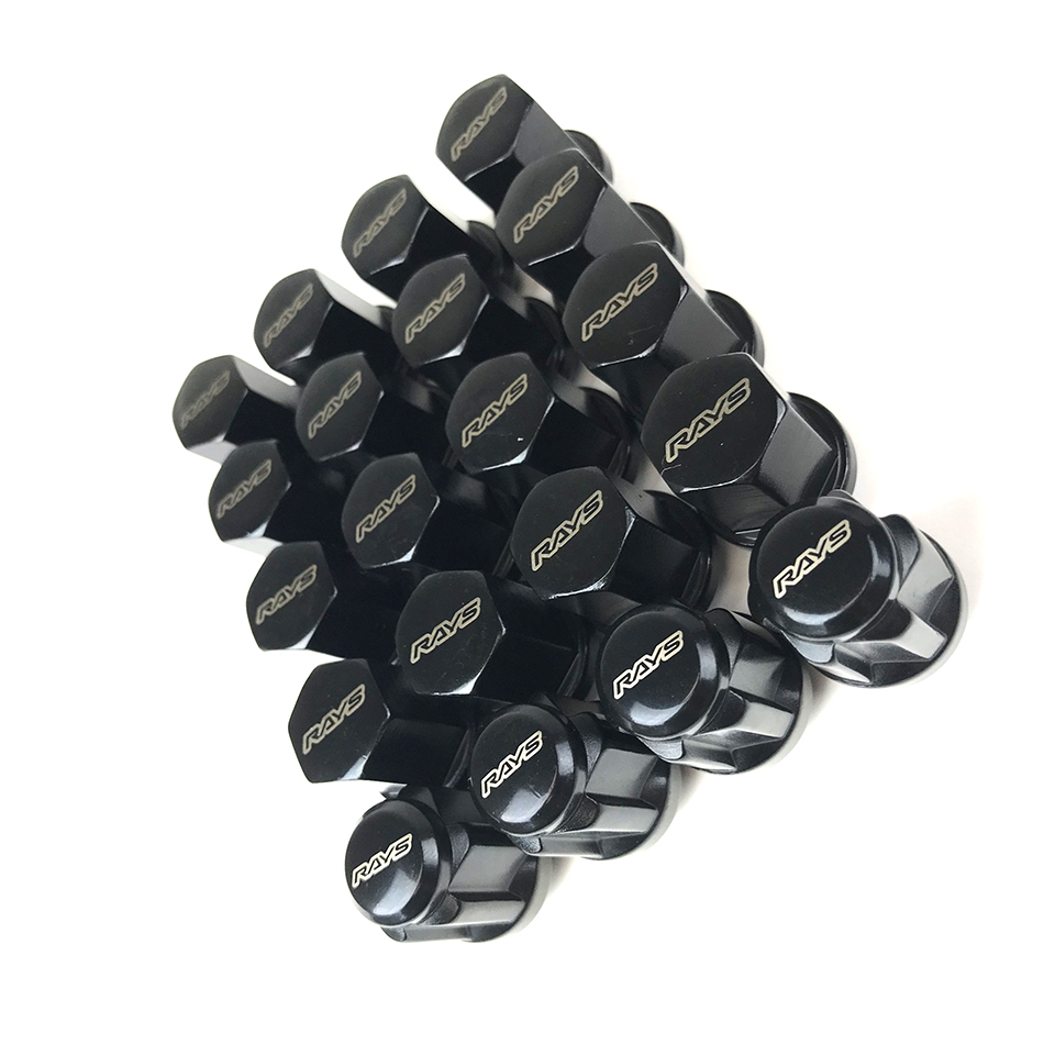thumbnail interactive-video image 1 of Z Racing Steel 35mm Black Lug Nuts 14x1.5 – Close End Acorn Conical Spline 20pc Set With Key 1 of 4