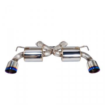 Remark Axleback Exhaust V2 (Burnt Stainless Double Wall Tips) - Nissan 370Z Z34 09+