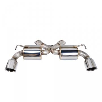 Remark Axleback Exhaust V2 (Stainless Double Wall Tips) - Nissan 370Z Z34 09+