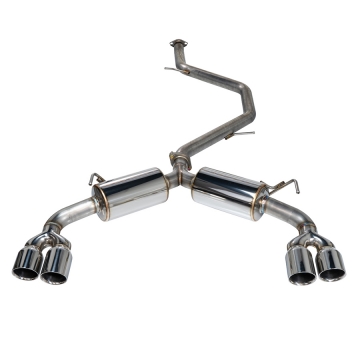 Remark Catback Exhaust (Stainless Quad Tip) - Toyota Corolla Hatchback 19-22