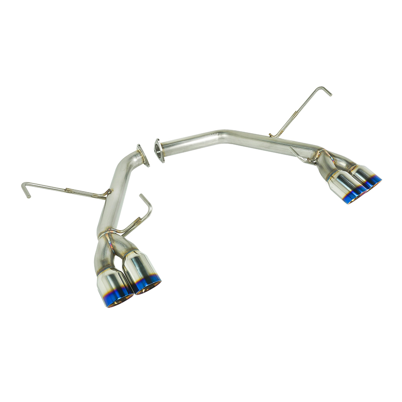 SR*S Axleback Exhaust Muffler – Polished 4 Tips For Subaru WRX STI Sedan 2015-2021