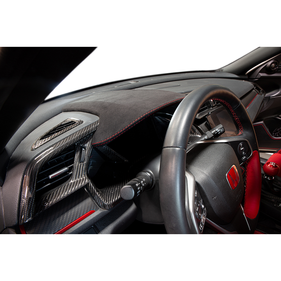 Evasive Motorsports: Revel GT Dry Carbon Center Dash Cover with Alcantara  Cover - Honda Civic 16-21 / Civic Type R FK8 17-21