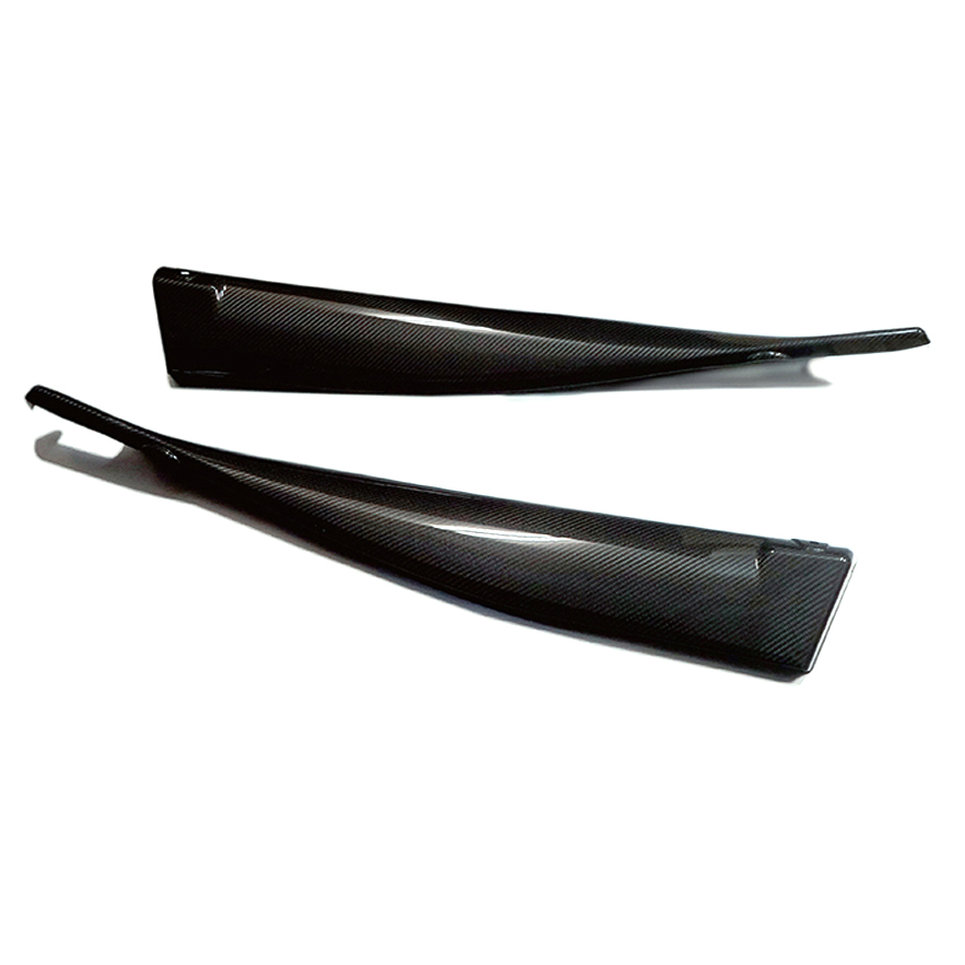 Real Carbon Fiber Car Door Anti Kick Panel Trim Sticker Fit