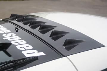 Chargespeed Fiberglass Roof Fin - Nissan 350Z 03-08