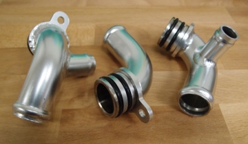 Sharkwerks Coolant Pipes (3 incl.) - Porsche 911 GT2 RS - 997.2 / 911 GT2 - 997 / 911 Turbo - 997