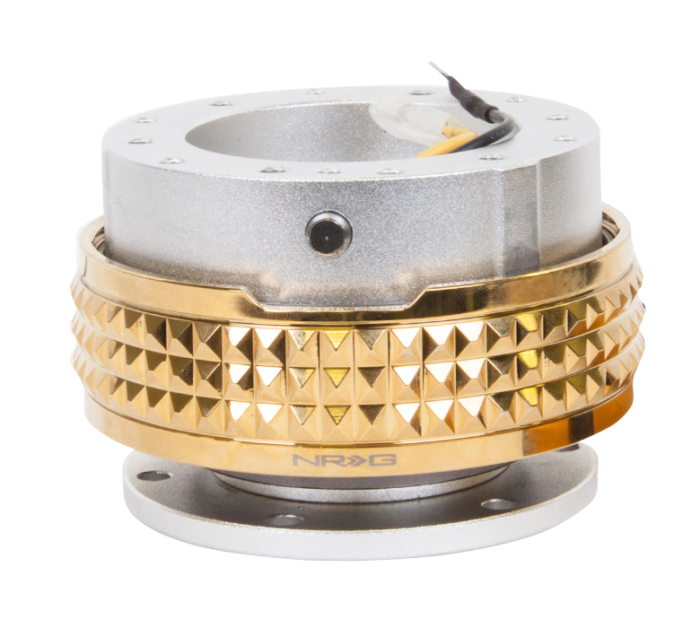NRG Quick Release - Silver Body/ Red Chrome Ring
