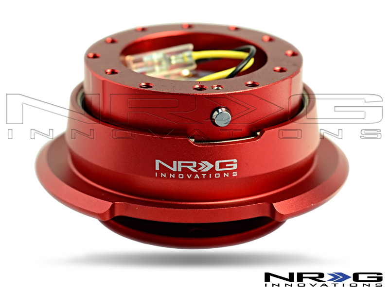 Evasive Motorsports: NRG Quick Release Gen 2.8 - Red / Red Ring