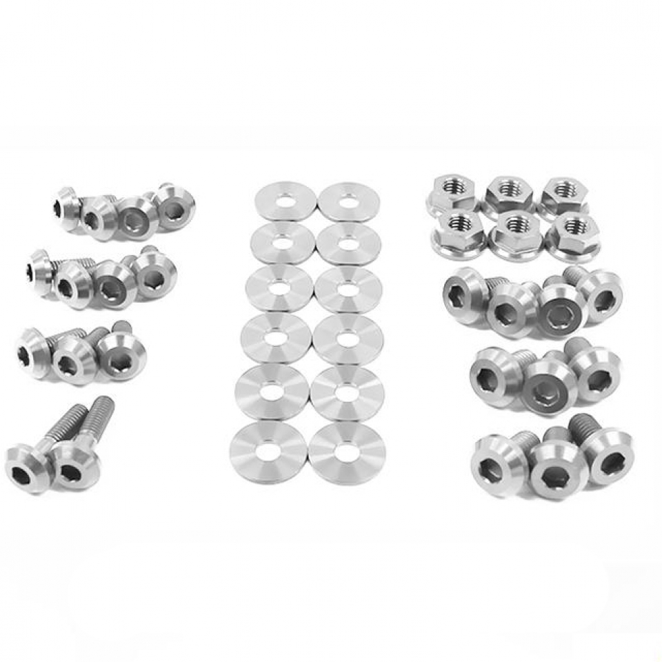 8x Violet M6 Moteur Bay Dress up fraisée Boulon Rondelle Kit PWJDM Civic Impreza
