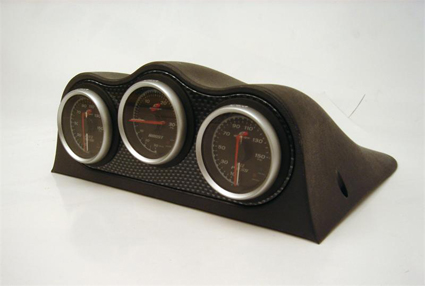 Evasive Motorsports: ATI Center Dash Triple Pod 52-60mm with Chrome