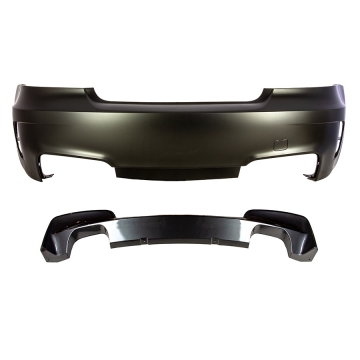 Suvneer 1M Designed Rear Bumper - BMW 1-Series E82 Coupe / E83 Convertible 08-13