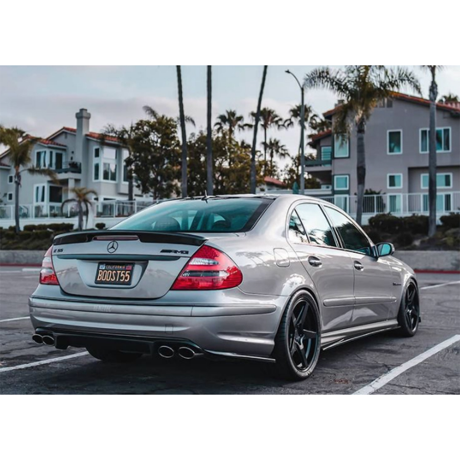 ABS Spoiler Rear Wing Spoiler Für Mercedes-Benz E-Class W211 E240 E280 E320 E350 E63 2003-2008, Heckspoiler Kofferraumspoiler Car Tuning Styling Accessories