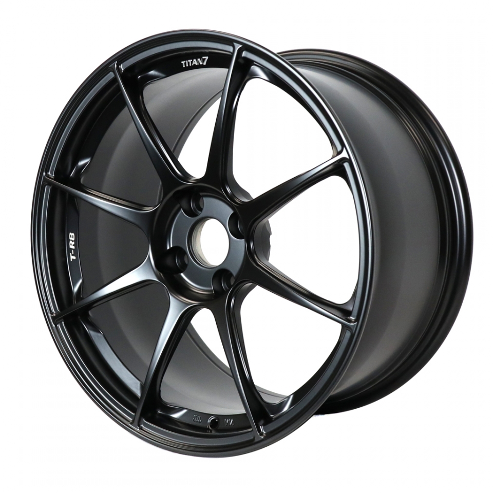 Evasive Motorsports: Titan 7 T-R8 (Set of Four / Machine Black