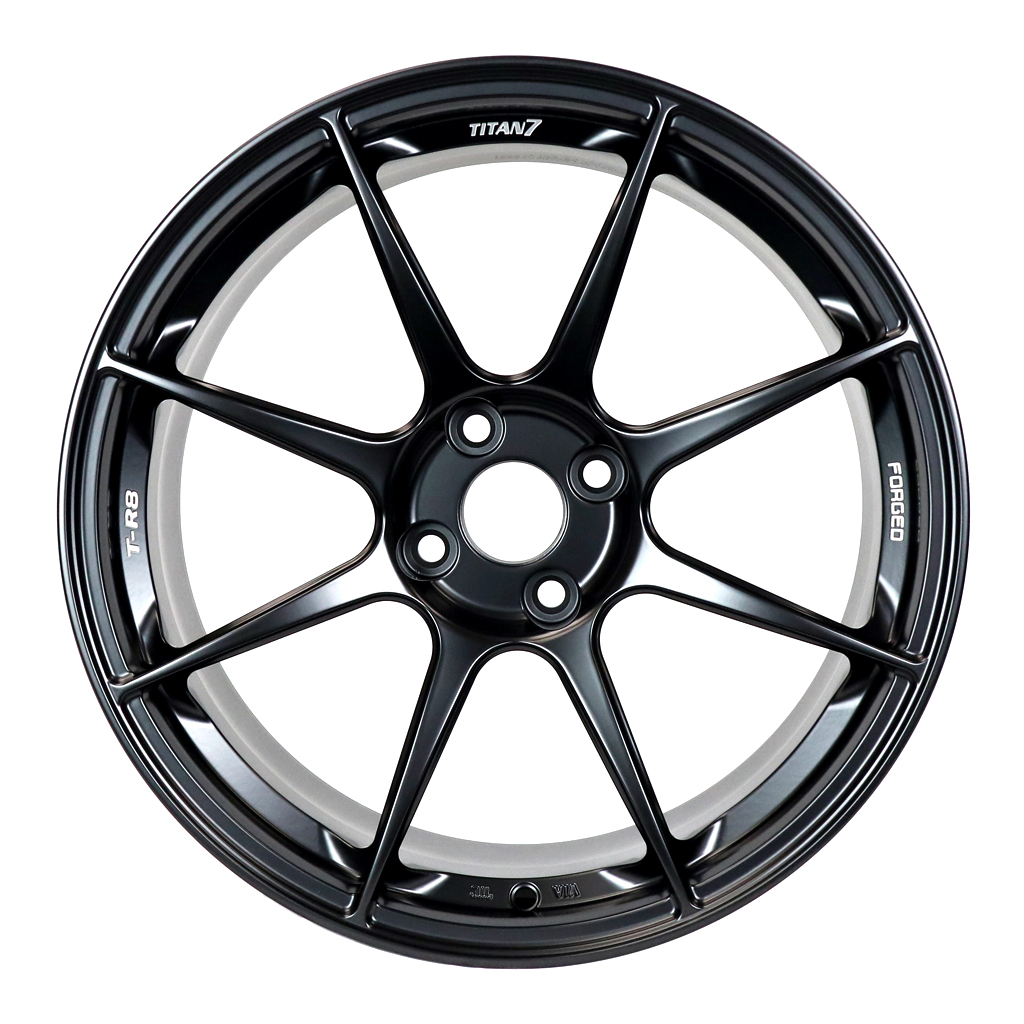 Evasive Motorsports: Titan 7 T-R8 (Set of Four / Machine Black