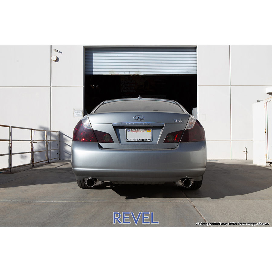 Axle Back Exhaust With Burnt 3-Tip Mufflers - Fits Infiniti M35 & M45 2006-2010 Models