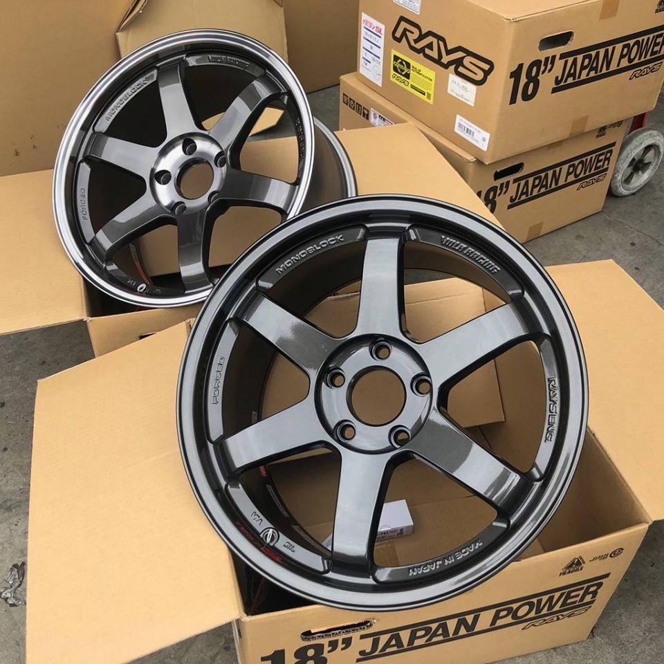 Evasive Motorsports Performance Parts For The Driven Volk Racing Te37sl Wheels Set Of Four 18x9 5 5x1 38 Ctr Spec