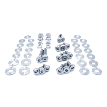 Dress Up Bolts Stage 1 Titanium Engine Bay Kit (Polished) - Toyota Supra A90 2020+