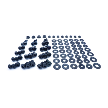Dress Up Bolts Stage 2 Titanium Engine Bay Kit (Black) - Toyota Supra A90 2020+