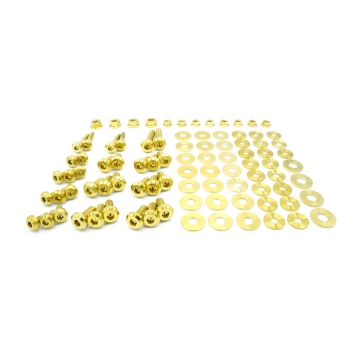 Dress Up Bolts Stage 2 Titanium Engine Bay Kit (Gold) - Toyota Supra A90 2020+