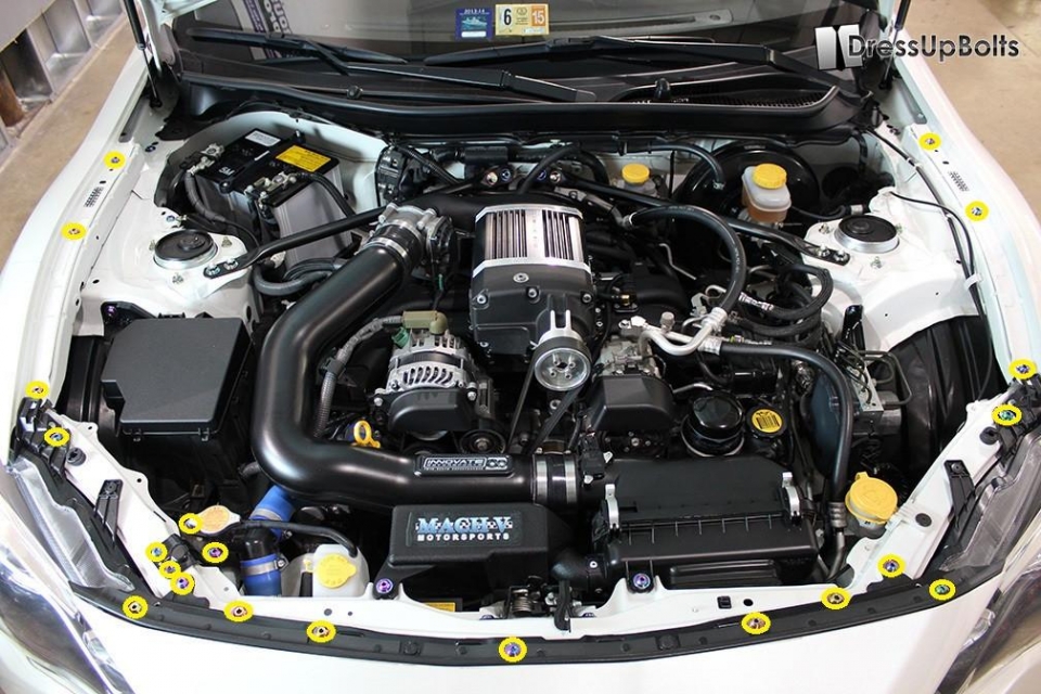 Evasive Motorsports: Dress Up Bolts Stage 1 Titanium Engine