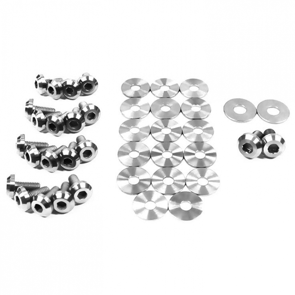 Evasive Motorsports: Dress Up Bolts Stage 1 Titanium Engine Bay
