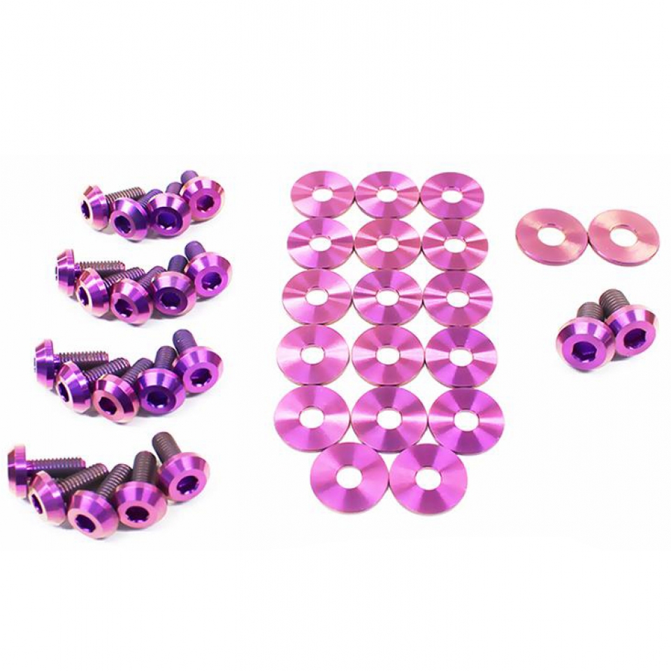 Evasive Motorsports: Dress Up Bolts Stage 1 Titanium Engine Bay