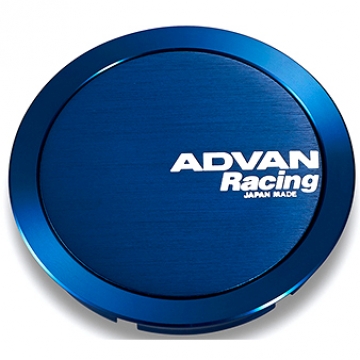 Advan Center Cap - Full Flat Cap (Blue) - 63mm