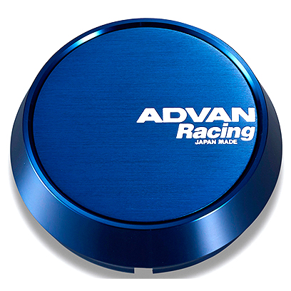 Evasive Motorsports: Advan Center Cap - Middle Cap (Blue) - 73mm