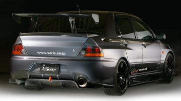Varis Exhaust Heat Shield, Carbon - Mitsubishi CT9A '09 Ver