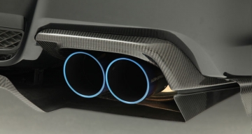 Varis Exhaust Heat Shield, Carbon - Subaru GVB Impreza STI Sedan 07-14
