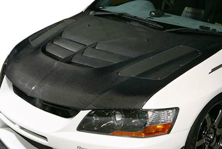 Evasive Motorsports: Varis Cooling Bonnet Ver 2 (Carbon Fiber 