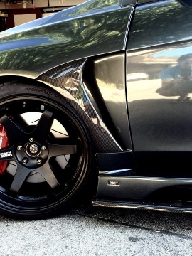 Victory Function Front Wide Blades - Mitsubishi EVO X (CFRP)