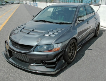 Voltex GT Hood - Mitsubishi EVO VIII / IX 03-07
