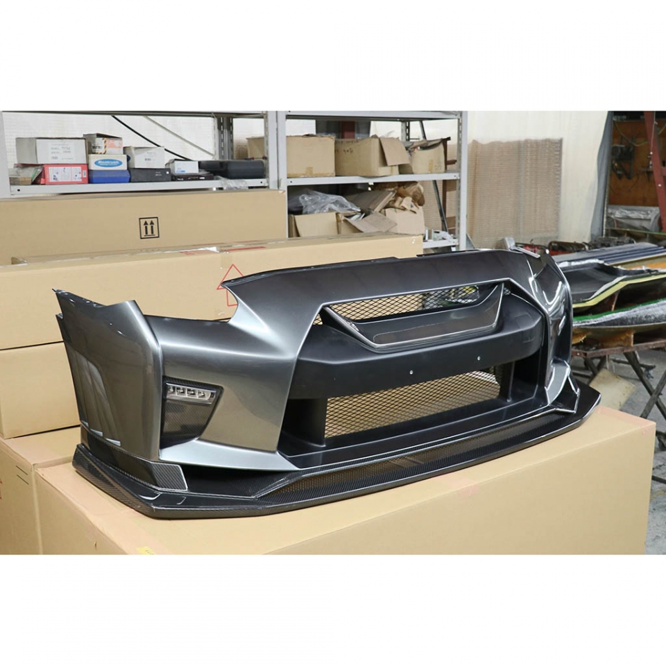 Full Hood & Fender + Mirror Kit | NISSAN GT-R 2017 Full Hood & Fender + Mirror Kit | NISSAN GT-R 2017