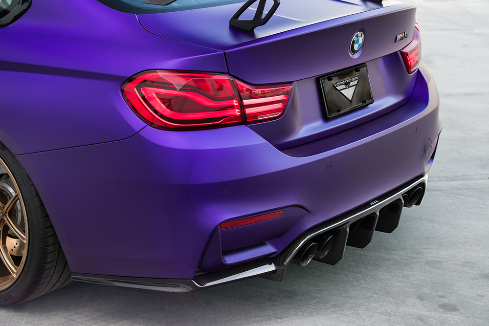 Vorsteiner Decal Sticker for Carbon Fiber Diffuser Spoiler BMW BENZ AUDI GTS