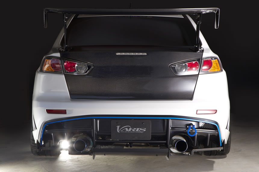Evasive Motorsports Varis Trunk, Carbon Mitsubishi CZ4A Evo X 0815