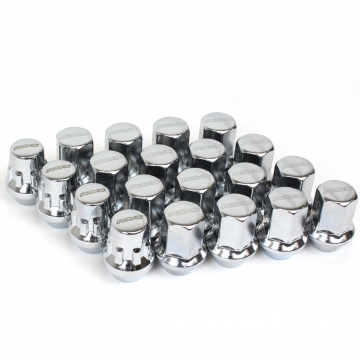 RAYS 17Hex Lock and Nut Set - Set of 20 / Chrome / 12x1.50