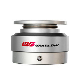 Works Bell Rapfix Steering Wheel Quick Release - Silver