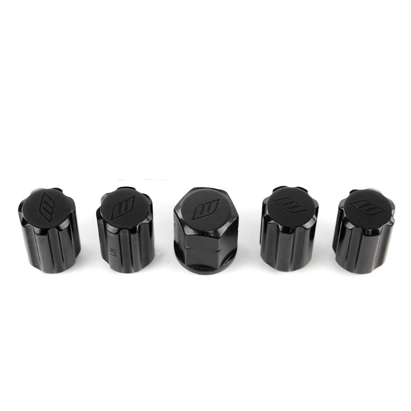 saki 12個 Evasive Motorsports: Work RS Lug Nuts - Black 12x1.50